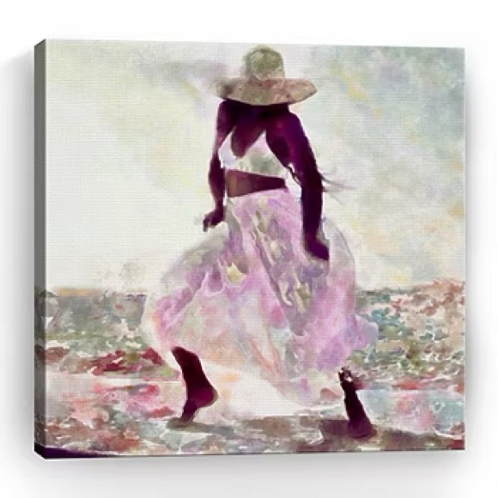 20x20 “ Her Colorful Dance” canvas print by Alonzo Saunders